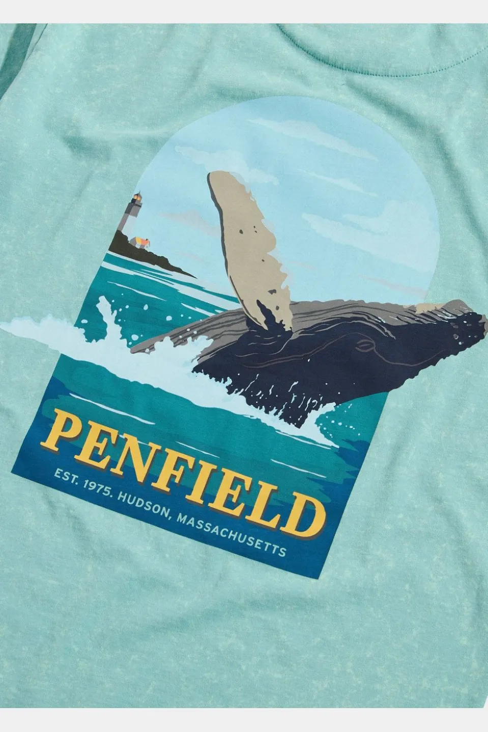 T-Shirt Whale Scene Back Graphic S/S T-Shirt
