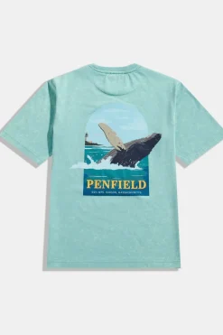 T-Shirt Whale Scene Back Graphic S/S T-Shirt