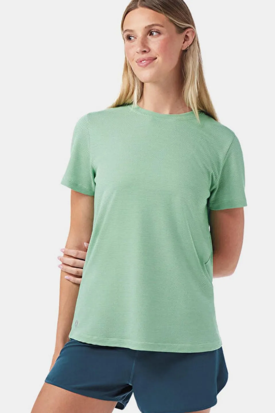 T-Shirt Women'S Active Mesh Short Sleeve