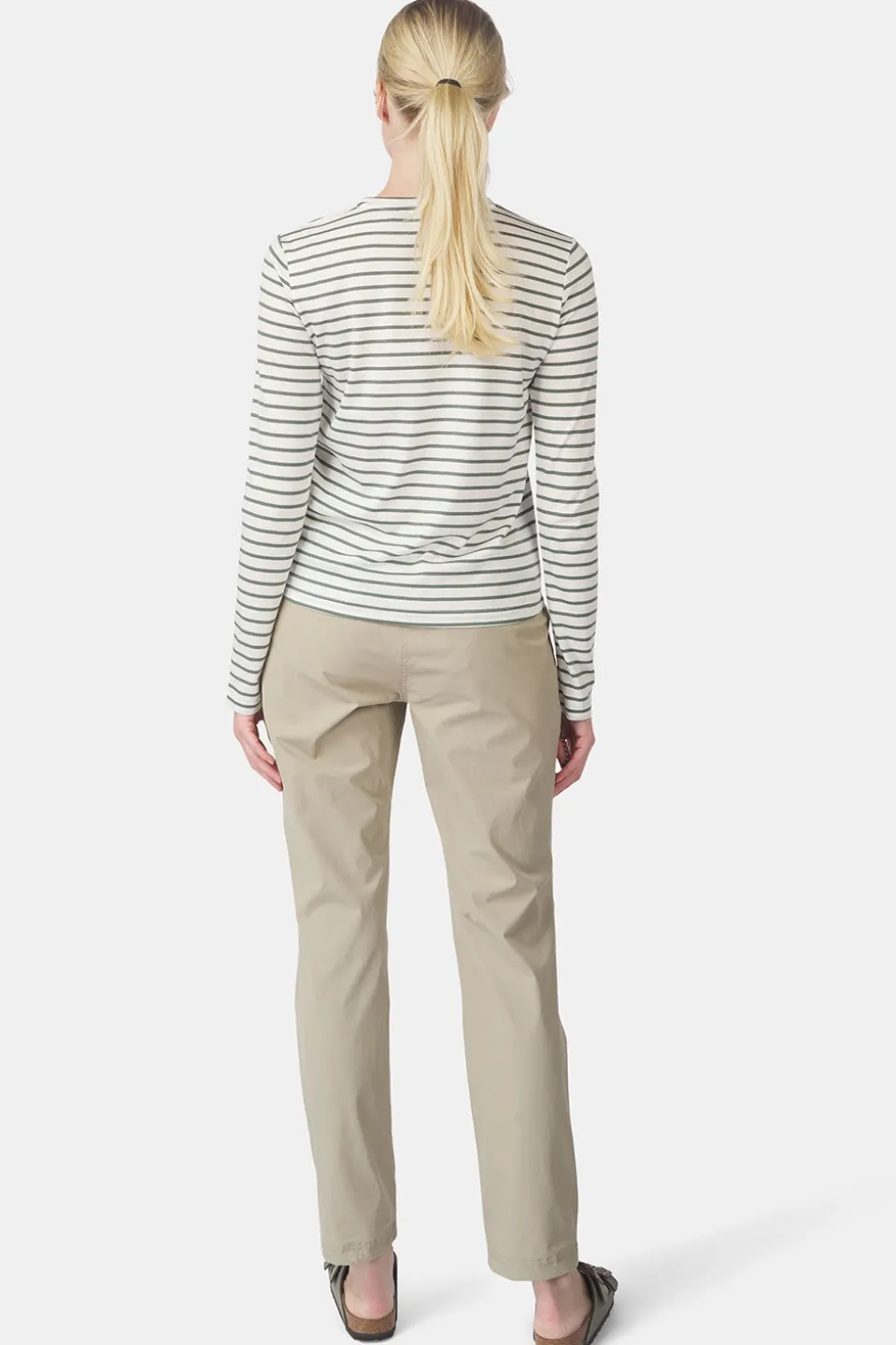 T-Shirt Womens Long Sleeve Striped