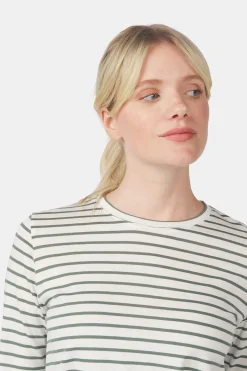 T-Shirt Womens Long Sleeve Striped