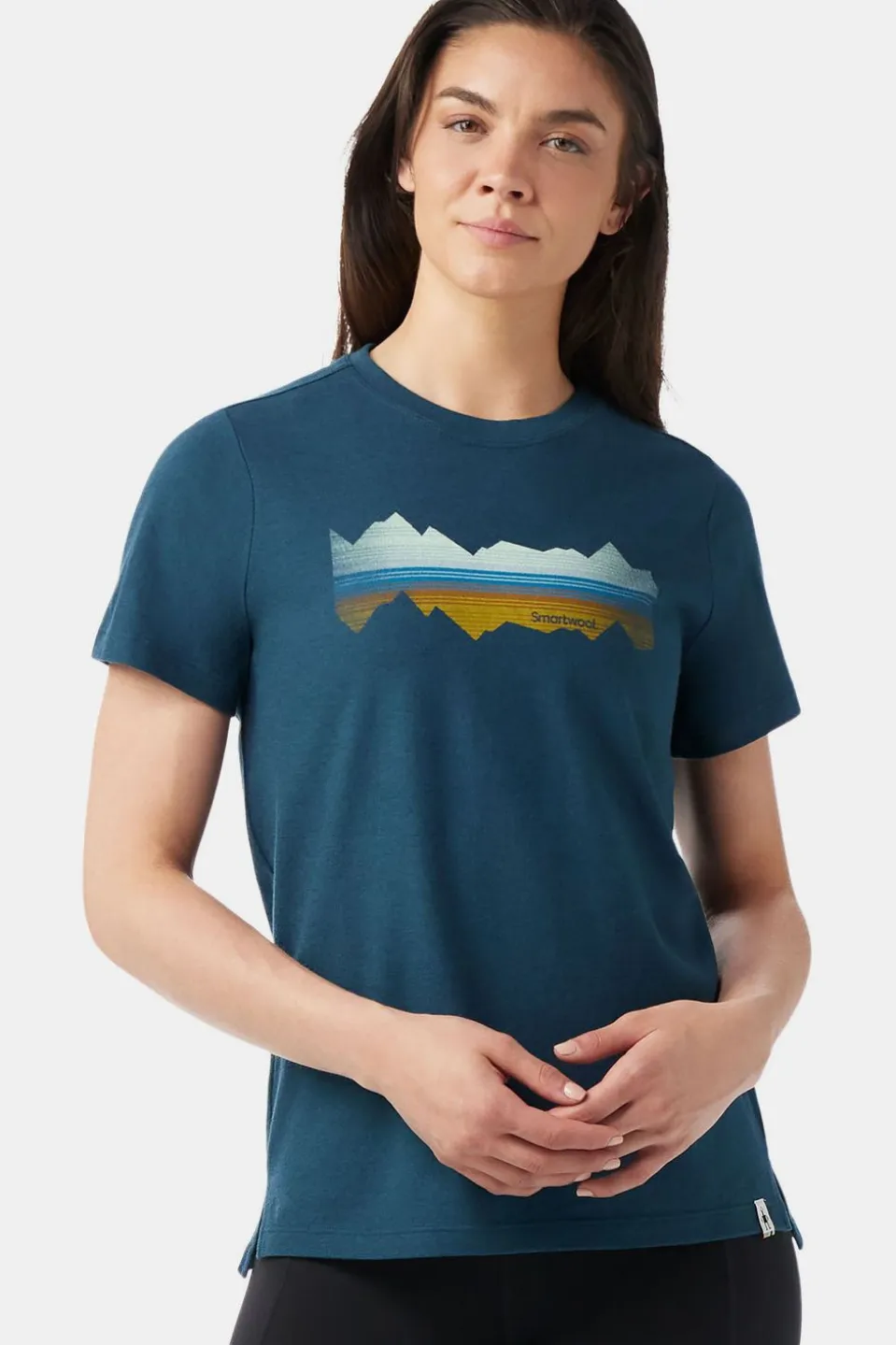 T-Shirt Women'S Mountain Horizon Graphic Short S