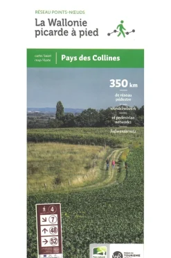 Wallonie picarde à pied NL/FR/E/D réseau points-noeuds